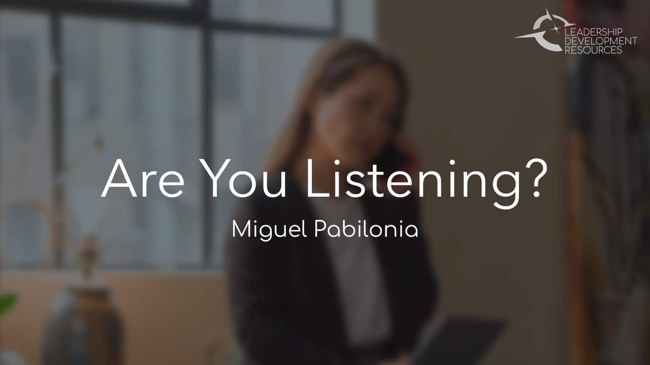 Are You Listening | Miguel Pabilonia